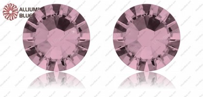 スワロフスキー XILION Rose Enhanced ラインストーン (2058) SS30 - Crystal Antique Pink 裏面プラチナフォイル
