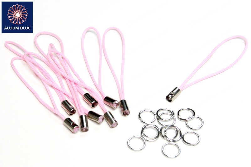 Simple Mini Lanyard, Pink, 45mm - ウインドウを閉じる