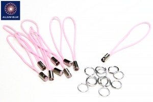 Simple Mini Lanyard, Pink, 45mm