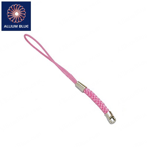 Braided Mini Lanyard, Pink, 75mm - 关闭视窗 >> 可点击图片