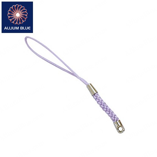 Braided Mini Lanyard, Light Purple, 75mm - 关闭视窗 >> 可点击图片