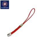 Braided Mini Lanyard, Red, 75mm