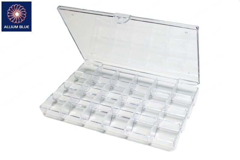 Clear Plastic Beads Container, Acrylic, Clear, 130x180x25mm - 关闭视窗 >> 可点击图片