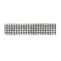 Swarovski Flat Back Banding (55000), Gun Metal Casing, With Stones in SS20 - Colors - Click Image to Close